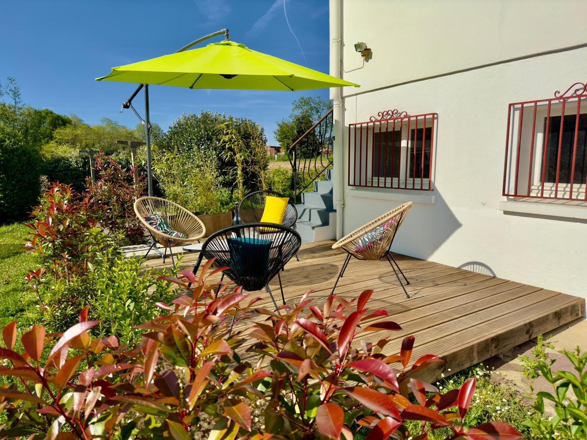 Maison Des Chenes 64 - Independant Apartment With Terrasse Boucau Eksteriør bilde