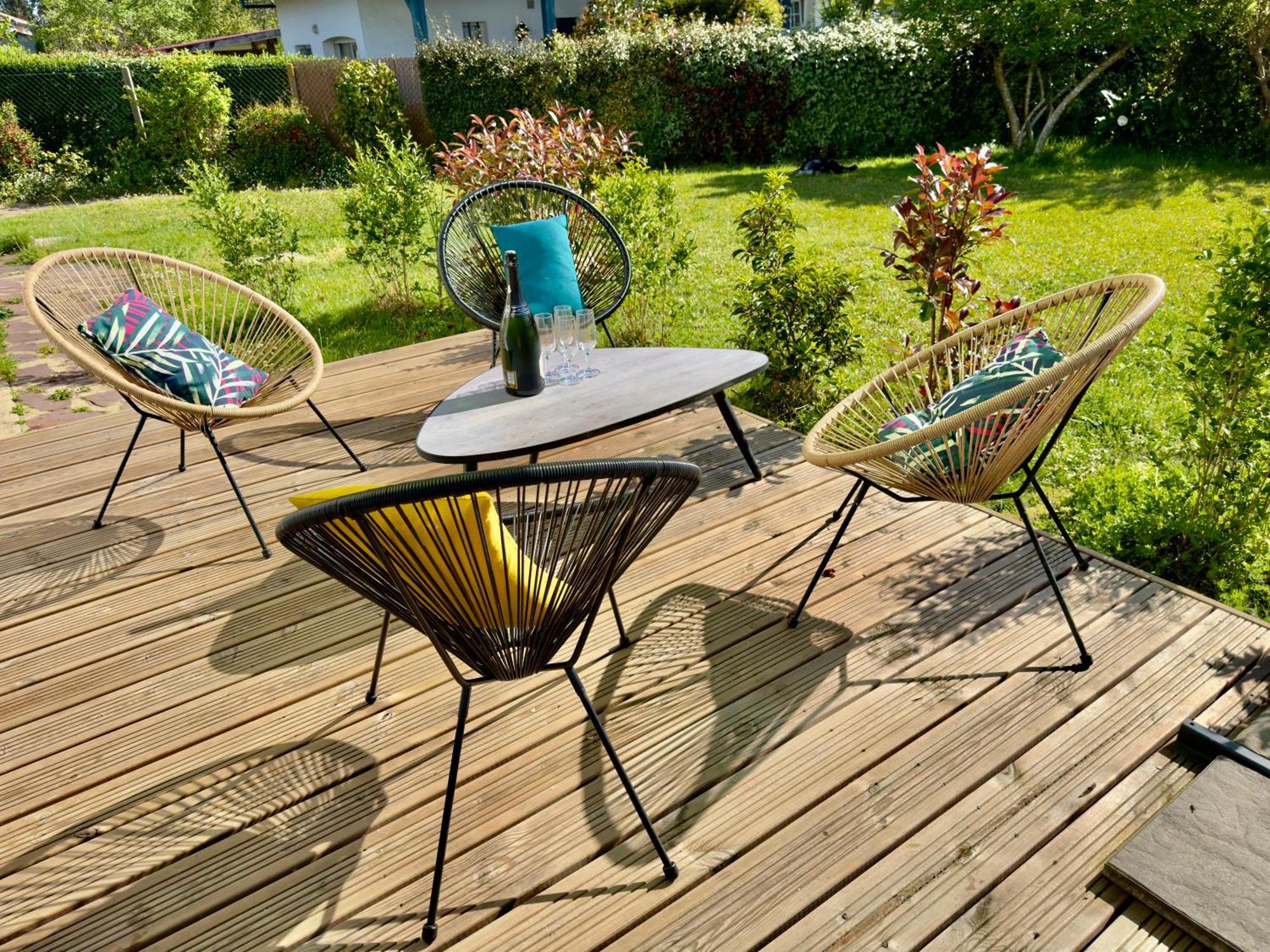 Maison Des Chenes 64 - Independant Apartment With Terrasse Boucau Eksteriør bilde